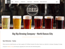 Tablet Screenshot of bigripbrewing.com